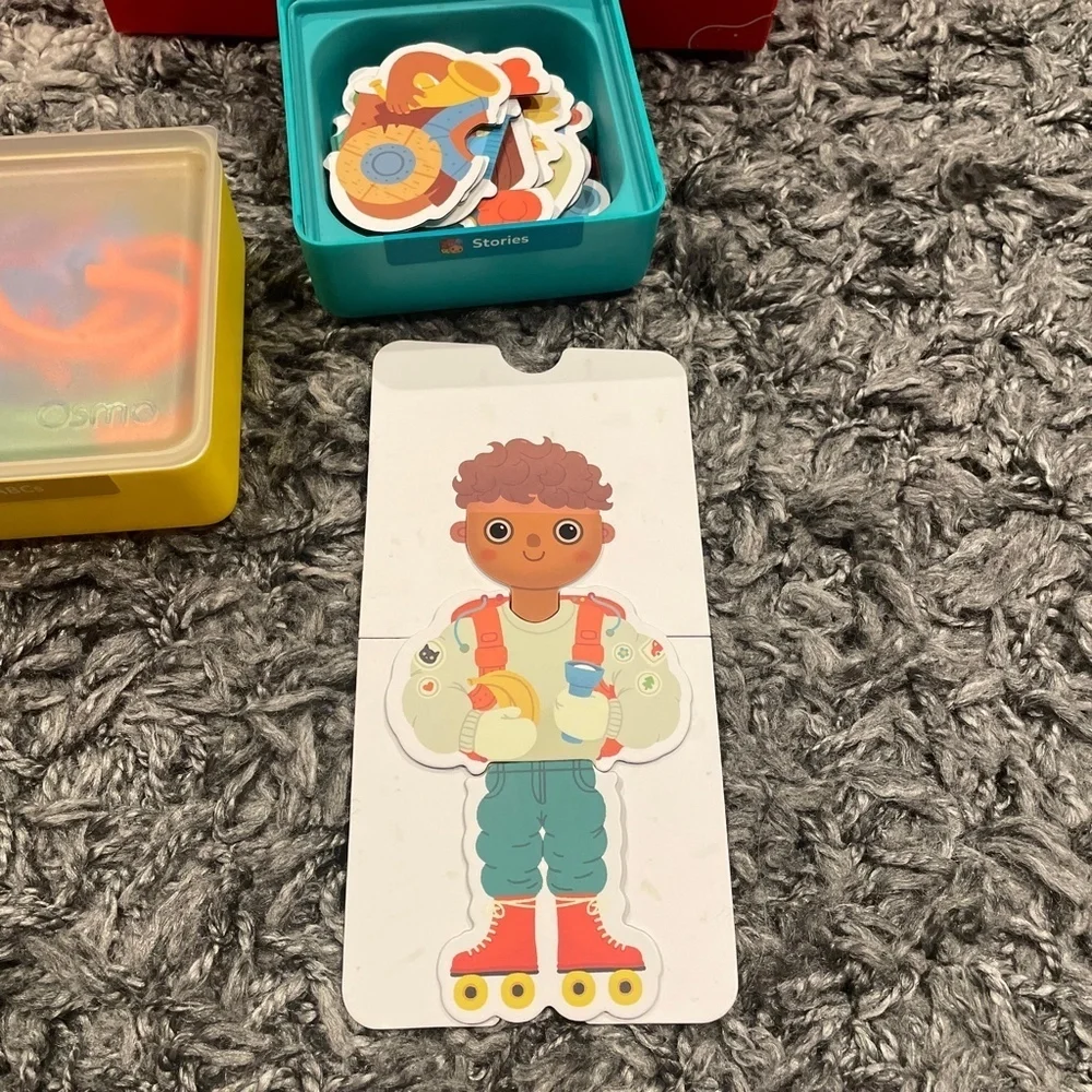 Osmo Little Genius Starter Kit Learning Games for Ipad Tablet Ages 3-5 STEM